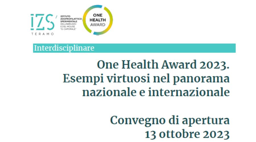 Clicca per accedere all'articolo Università degli Studi di Teramo - One Health Award 2023 - Esempi virtuosi nel panorama nazionale e internazionale - 13 Ottobre 2023