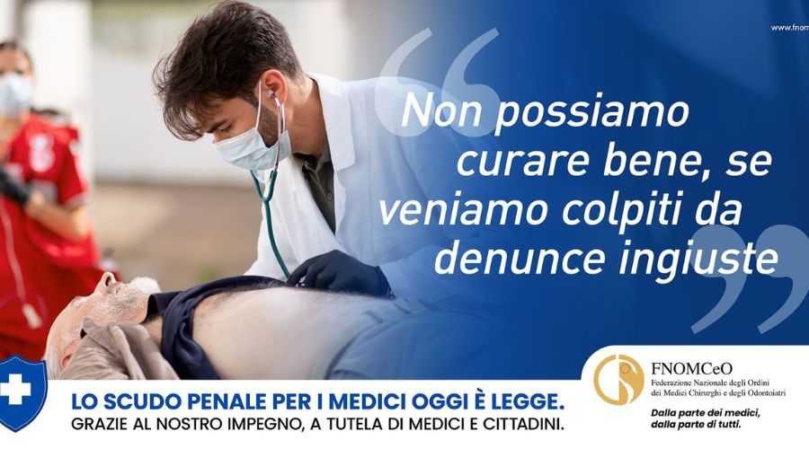 Clicca per accedere all'articolo Scudo Penale - Campagna FNOMCeO