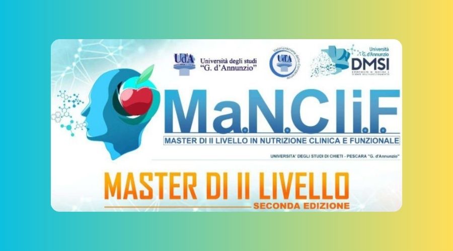 Clicca per accedere all'articolo Master di 2° livello in Nutrizione Clinica e Funzionale Università G. D'Annunzio Chieti - Pescara - Seconda Edizione